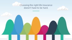 蓝天云朵背景矢量卡通风格PPT图表下载(57)