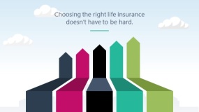 蓝天云朵背景矢量卡通风格PPT图表下载(59)