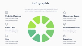 蓝绿色8个弧形旋转PPT图表下载(101)