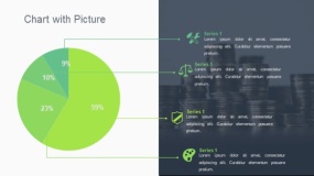 蓝绿色带图片的图表PPT图表下载(159)