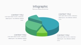 蓝绿色立方饼图PPT图表下载(75)
