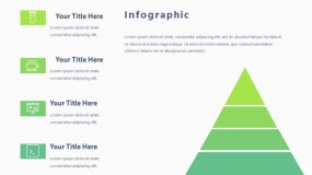 蓝绿色4层常用金字塔模型PPT图表下载(96)