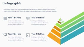 蓝绿色金字塔模型PPT图表下载(97)