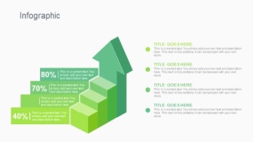 蓝绿色3个方块与箭头层级PPT图表下载(309)