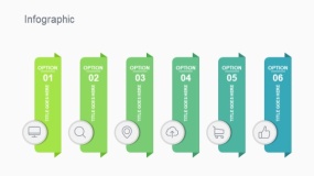 蓝绿色创意目录样式PPT图表下载(313)