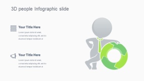 矢量可编辑数据表现3D 人信息图幻灯片 PPT图表下载(327)