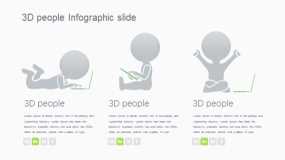 矢量可编辑不同坐姿3D 人信息图幻灯片 PPT图表下载(336)