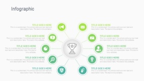 蓝绿色10个小圆信息图PPT图表下载(221)