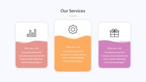 炫酷彩色目录页 PPT图表下载(1)