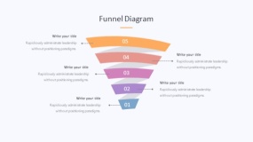 炫酷彩色漏斗PPT图表下载(120)