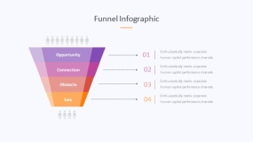 炫酷彩色漏斗PPT图表下载(121)