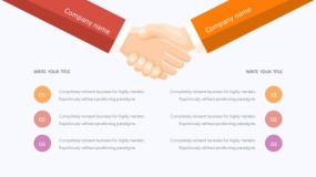 炫酷彩色商业合作PPT图表下载(142)