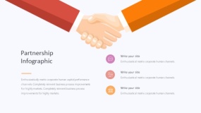 炫酷彩色商业合作PPT图表下载(143)