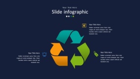 深蓝色背景多彩时尚PPT图表(16)