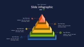 深蓝色背景多彩时尚PPT图表(30)