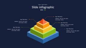 深蓝色背景多彩时尚PPT图表(31)