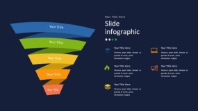 深蓝色背景多彩时尚PPT图表(33)
