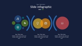 深蓝色背景多彩时尚PPT图表(49)
