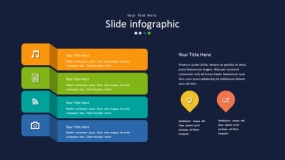 深蓝色背景多彩时尚PPT图表(52)