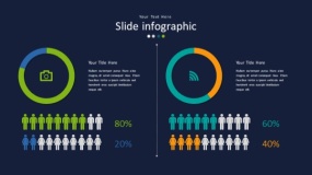 深蓝色背景多彩时尚PPT图表(53)