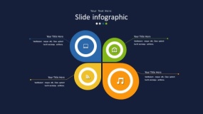 深蓝色背景多彩时尚PPT图表(59)