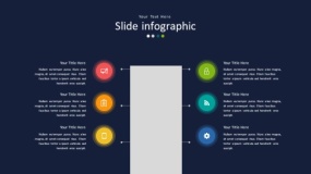 深蓝色背景多彩时尚PPT图表(63)