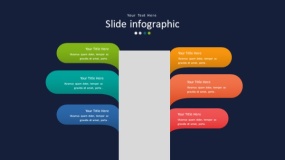 深蓝色背景多彩时尚PPT图表(69)