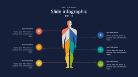 深蓝色背景多彩时尚PPT图表(74)