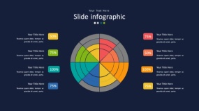 深蓝色背景多彩时尚PPT图表(75)