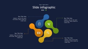 深蓝色背景多彩时尚PPT图表(80)