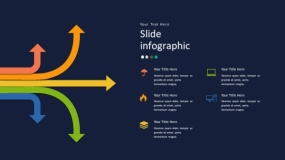 深蓝色背景多彩时尚PPT图表(82)