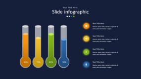 深蓝色背景多彩时尚PPT图表(96)