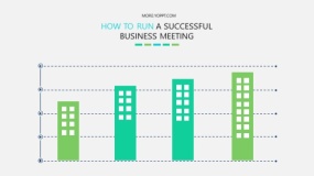 矢量商务卡通人物PPT图表下载(1)