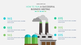 矢量商务卡通人物PPT图表下载(34)