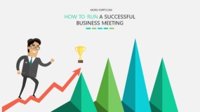 矢量商务卡通人物PPT图表下载(49)