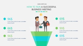 矢量商务卡通人物PPT图表下载(50)