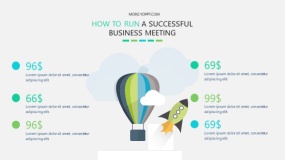 矢量商务卡通人物PPT图表下载(55)