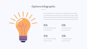 炫酷彩色电灯PPT图表下载(201)