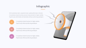 炫酷彩色在线购物电商分析PPT图表下载(310)