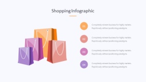 炫酷彩色在线购物电商分析PPT图表下载(312)