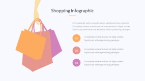 炫酷彩色在线购物电商分析PPT图表下载(318)