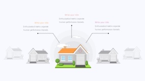 炫酷彩色房屋房产租赁市场PPT图表下载(323)