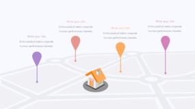 炫酷彩色房屋房产租赁市场PPT图表下载(325)