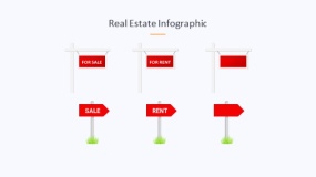 炫酷彩色房屋房产租赁市场PPT图表下载(331)