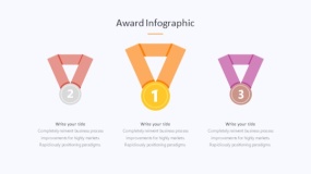 炫酷彩色奖杯荣誉PPT图表下载(338)