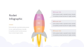 炫酷彩色火箭升空PPT图表下载(206)