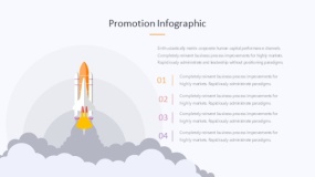 炫酷彩色火箭升空PPT图表下载(207)