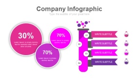 魅力紫色工作汇报PPT图表下载(217)