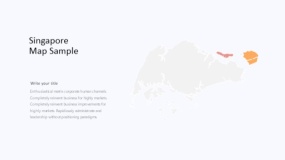 炫酷彩色Singapore新加坡地图PPT图表下载(473)