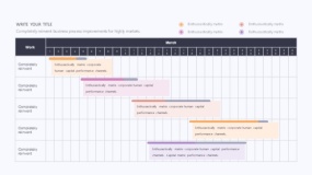 炫酷彩色日历时间图PPT图表下载(363)